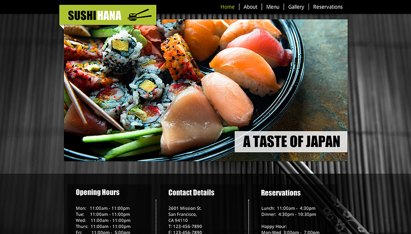 Restaurant Website (Related). 